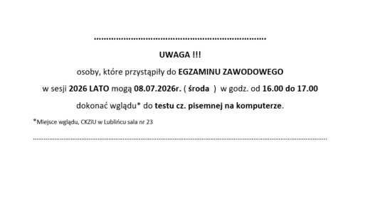 Zdjęcie do UWAGA !!!